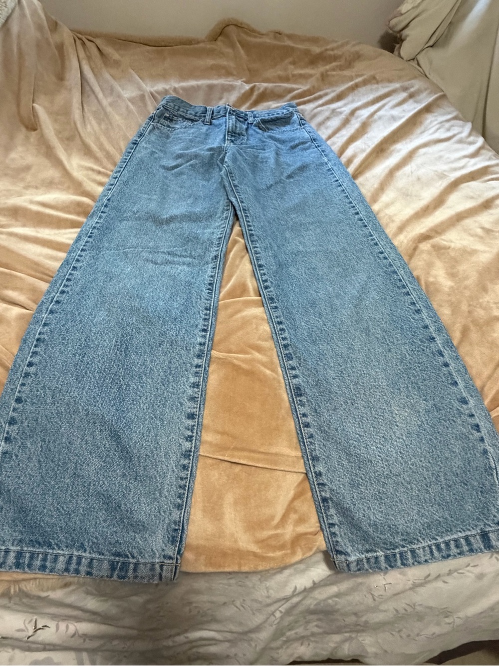 Just Black Denim Wide-Leg Women’s Jeans Size 26 Made in USA Trendy